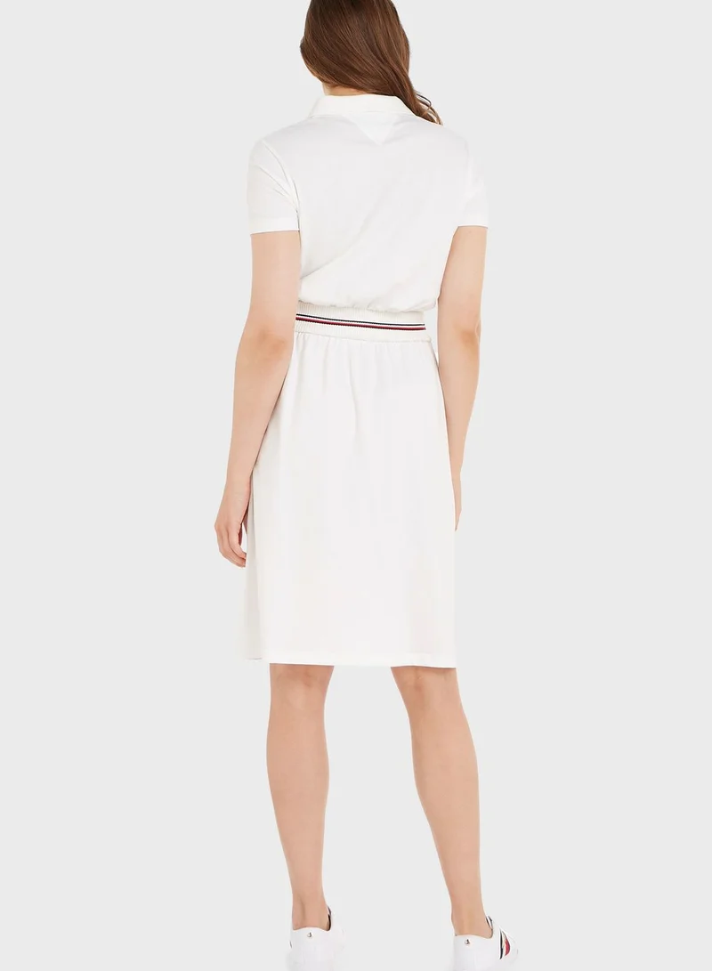 TOMMY HILFIGER Polo Neck Knitted Dress