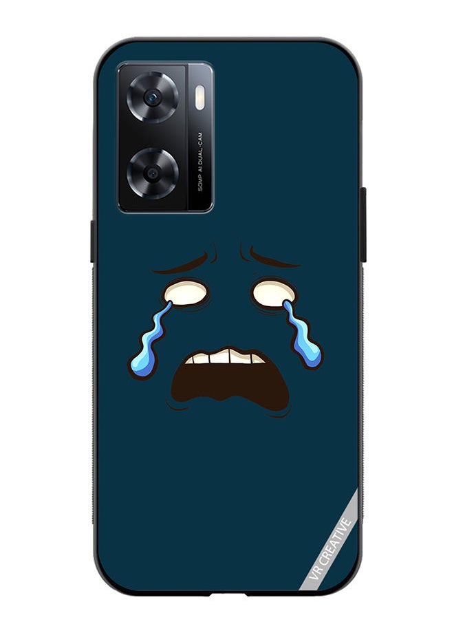 VR CREATIVE - Protective Case Cover For OnePlus Nord N20 SE Crying Face Design Multicolour - Image 1