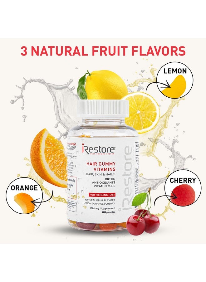 iRestore Hair Gummy Vitamins Vegan Biotin Gummies For Hair Skin And Nails Gummies Hair Gummies Biotin Gummies For Hair Growth Biotin Vitamins For Women & Men Biotin 5000Mcg 3Pk  - Image 5