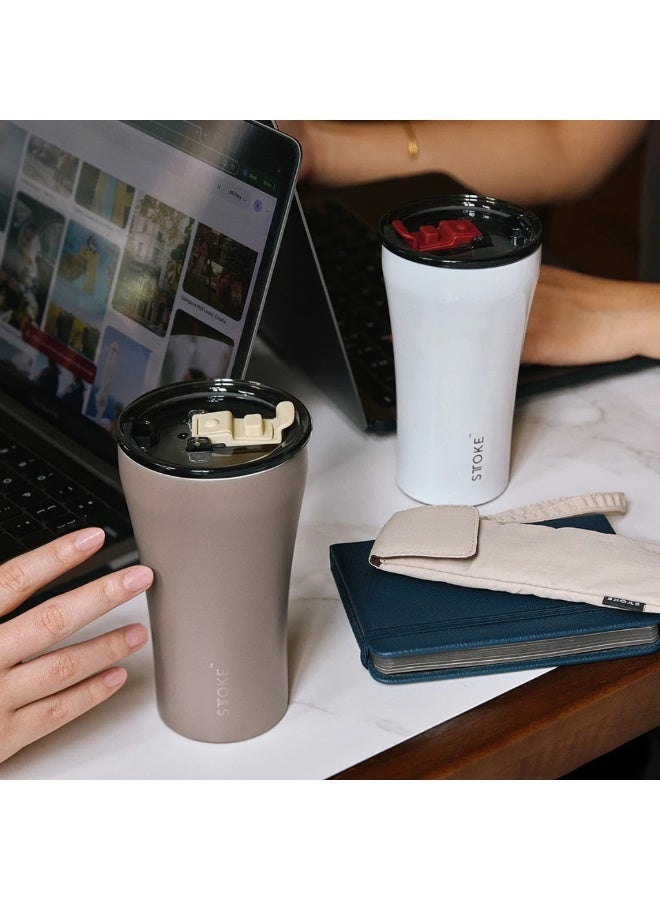 STTOKE Bundle | STTOKE Multi-Lid Collection | Coloured Tritan Leakproof Lid & Hydrate+ | Bottle Extension Base | Accessories  (Black Hyd+ & Blue) - Image 2