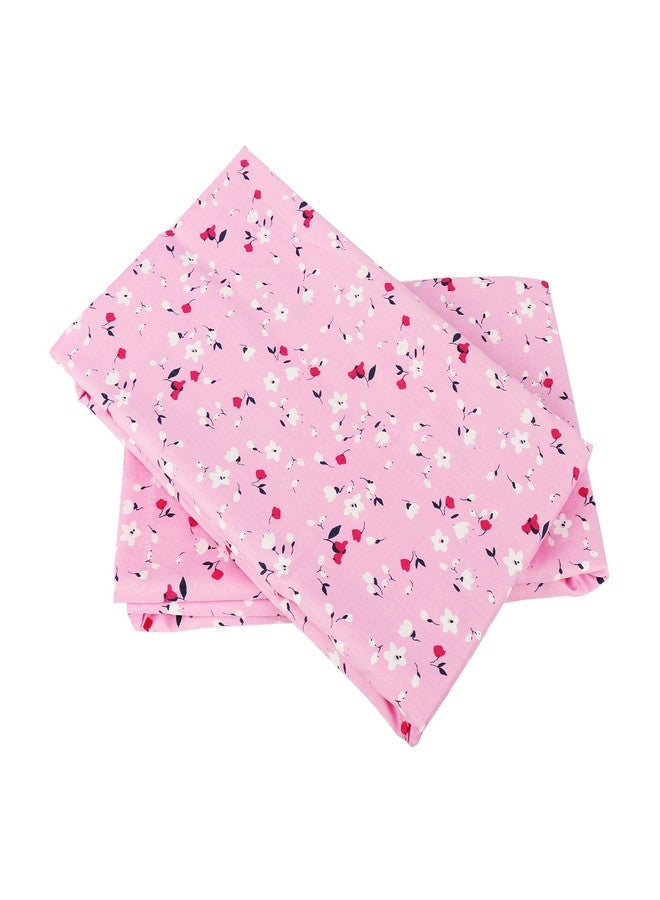 WBYCOTBED Soft Cotton Queen Size Pillowcases, Pink Floral Breathable Pillow Case with Envelope Closure - Image 5