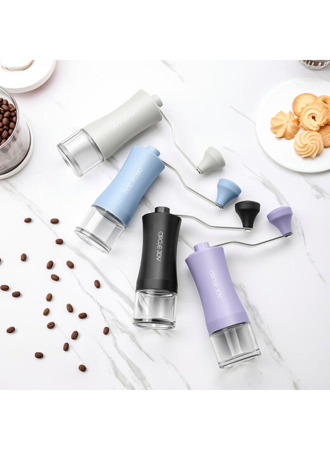 CircleJoy Circle Joy Hand-crank Coffee Grinder, Portable Manual Coffee Grinder, Automatic Grinding Machine, Purple - Image 2