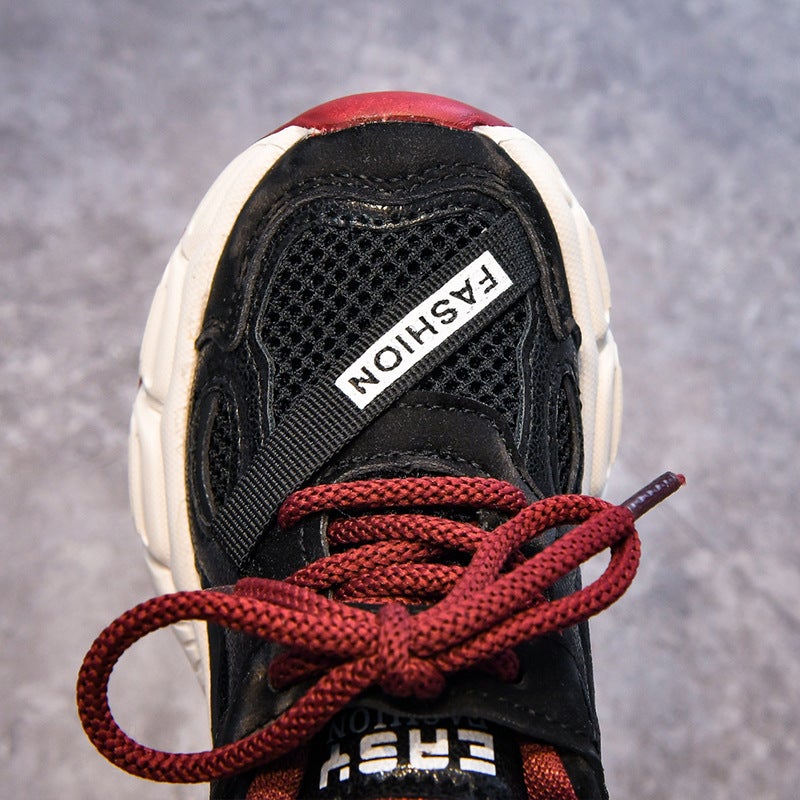 Girls Sneaker 2025 Spring New Boys' Mesh Shoes Big Kids Running Shoes Soft Sole Non-Slip Casual Shoes - Image 5