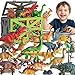 Kiddiworld Dinosaur Toys for Kids 35 31PCS Realistic Plastic Dinosaur Figures with StoneTreeFence in Storage Cage for Toddlers Ages 57 Dino Toys Gifts for 3 4 5 Year Old Boys Girls - Image 3