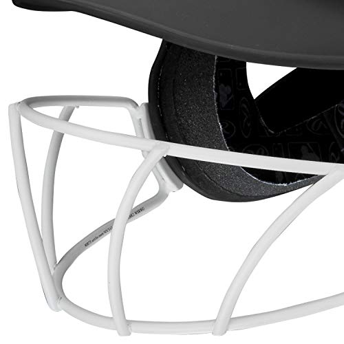 Rawlings | COOLFLO HIGHLIGHTER Batting Helmet | Face Guard Included | One Size Fits Most 6 1/2"-7 1/2" | Matte Black - Image 2