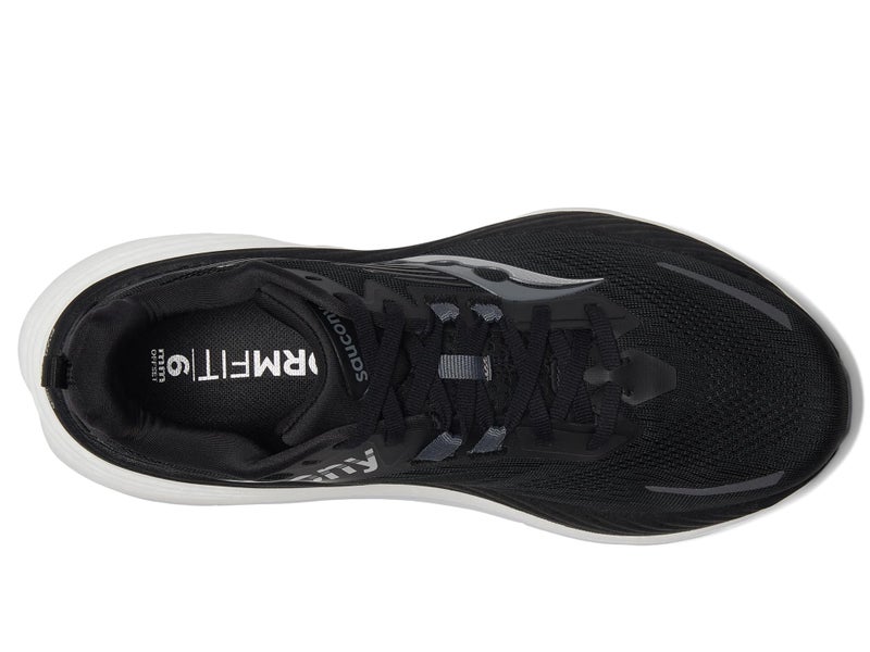 Saucony Hurricane 24 Men's Running Shoe Black/Carbon - Image 3