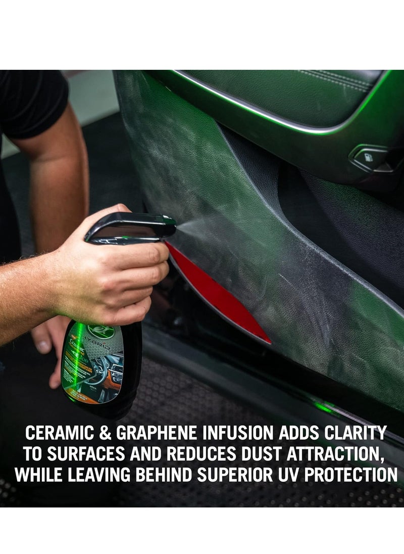 HYBRID SOLUTIONS - Ceramic Graphene Inside Job, Interior All Purpose Car Cleaner and Protectant, Odor Eliminator, Works on Leather, Vinyl, Plastic, Rubber - Image 1
