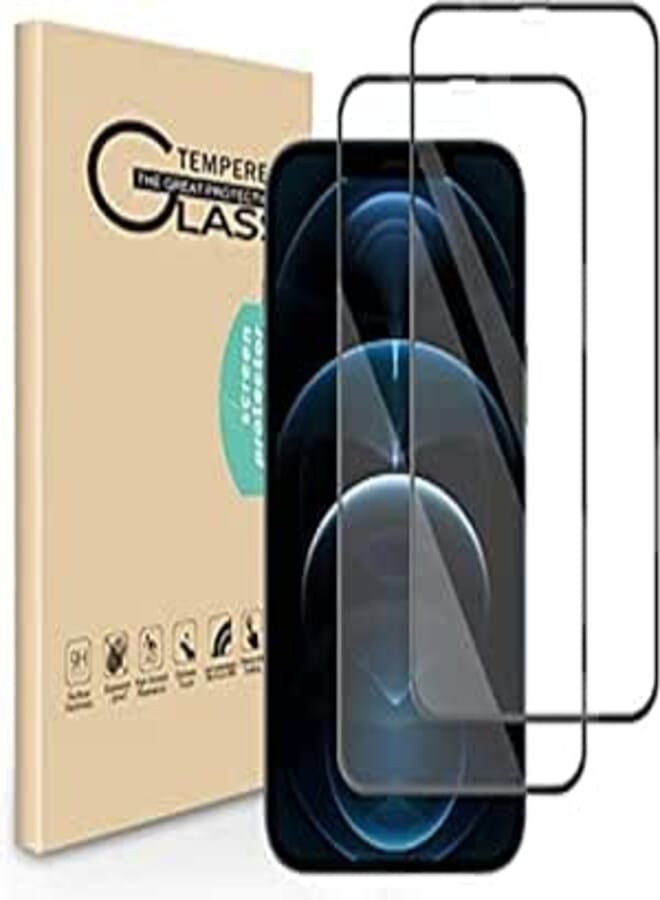 Dragon for iPhone 12 Pro Max Screen Protector 6.7 inch,2 PackHigh Definition Anti-Scratch Bubble-Free Film Tempered Glass for iPhone 12 Pro Max iPhone 12 Pro Max