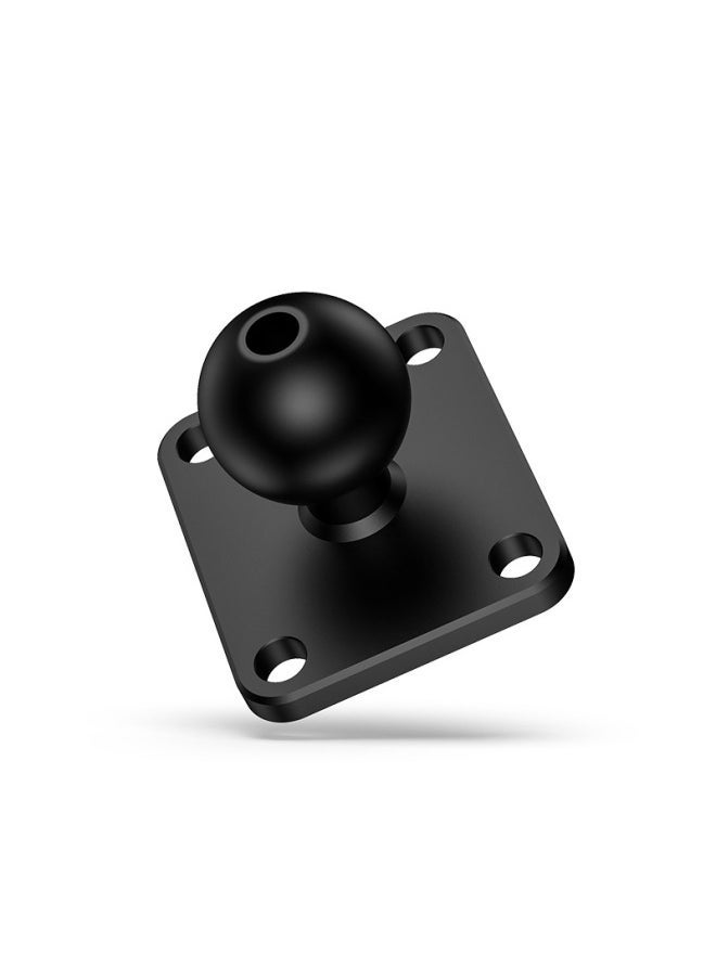 Generic Sports Camera Adapter Ball Head 25mm Mobile Phone Bracket Pipe Clamp Fixed Base One Inch Double Ball Head Bar Accessories-Color:R6 Square Base  - Image 1