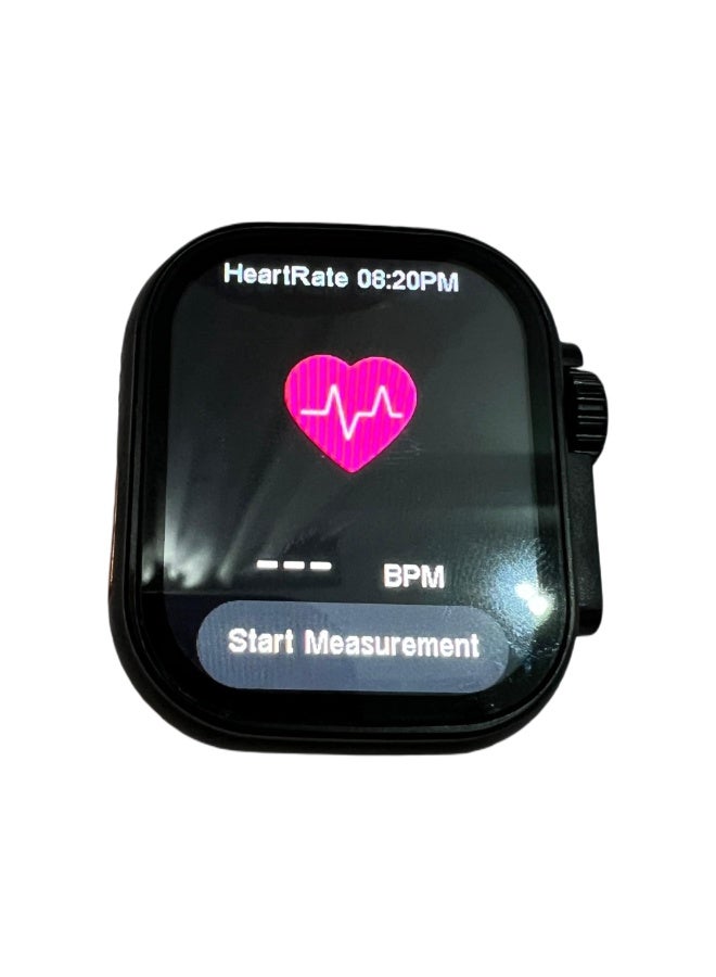 New T900 Ultra Smart Watch, Elegant Design 2.09", Infinite Display, NFC, Fitness Tracker, Heart Rate, Oxygen Monitor, Calls, Wireless Charging, Works With IOS and android for men, women
