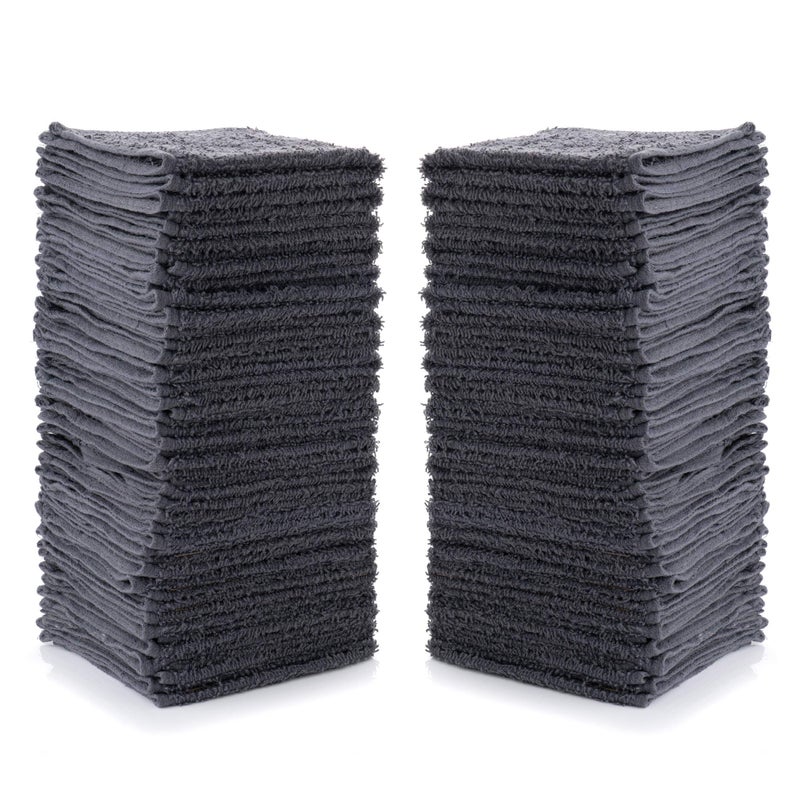 Simpli-Magic Towels, 12â€x12â€ Washcloths, Gray 24 Count - Image 3