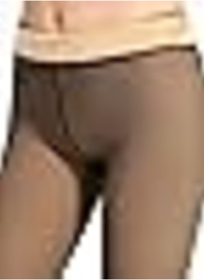شي إن كولون مبطن فرو مريح مقاس كبير  بيج من شي ان  - Image 2