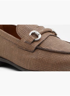 ALDO Metal Accent Textured Leather Slip-On Shoes  - Image 5