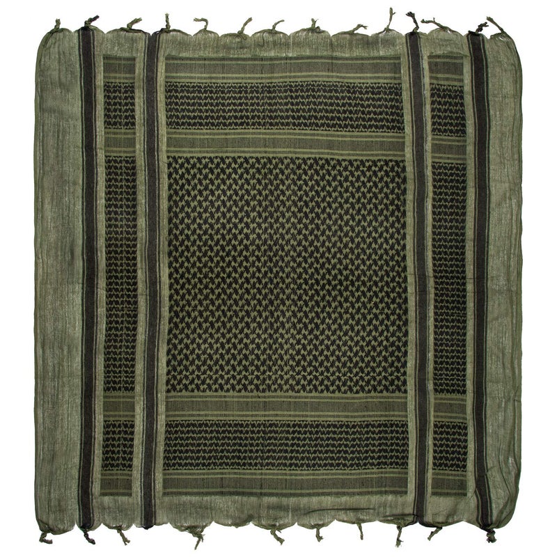 Mato & Hash Military Shemagh Tactical 100% Cotton Scarf Head Wrap - Olive Drab CA2100-3 - Image 4