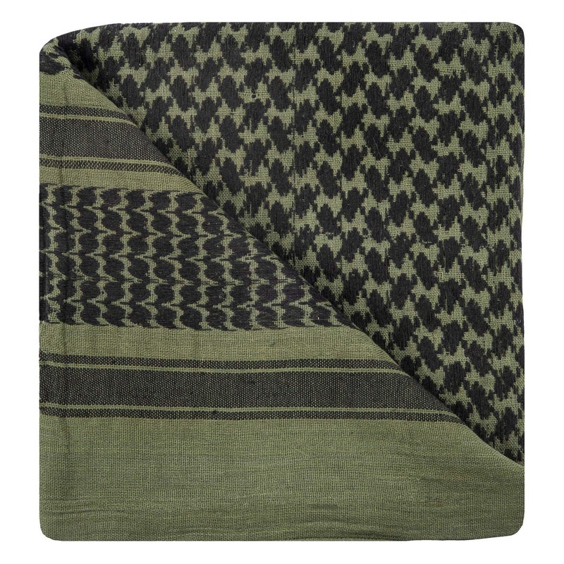 Mato & Hash Military Shemagh Tactical 100% Cotton Scarf Head Wrap - Olive Drab CA2100-3 - Image 3