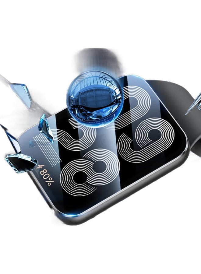 SmartDevil Tempered Glass Screen Protector For Xiaomi Mi 9 Pro Smartwatch, High Definition Scratch Resistant Anti-Shatter Anti-Explosion Full Screen Coverage Protective Film For Xiaomi Watch, 2-Pack - Image 1