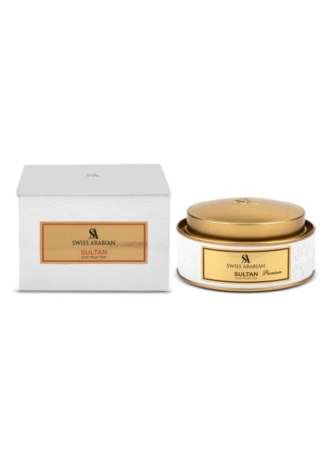 Oud Muattar Sultan - 50 Grams of Majestic Rose Rich Saffron and Deep Agarwood for a Regal and Lasting Fragrance