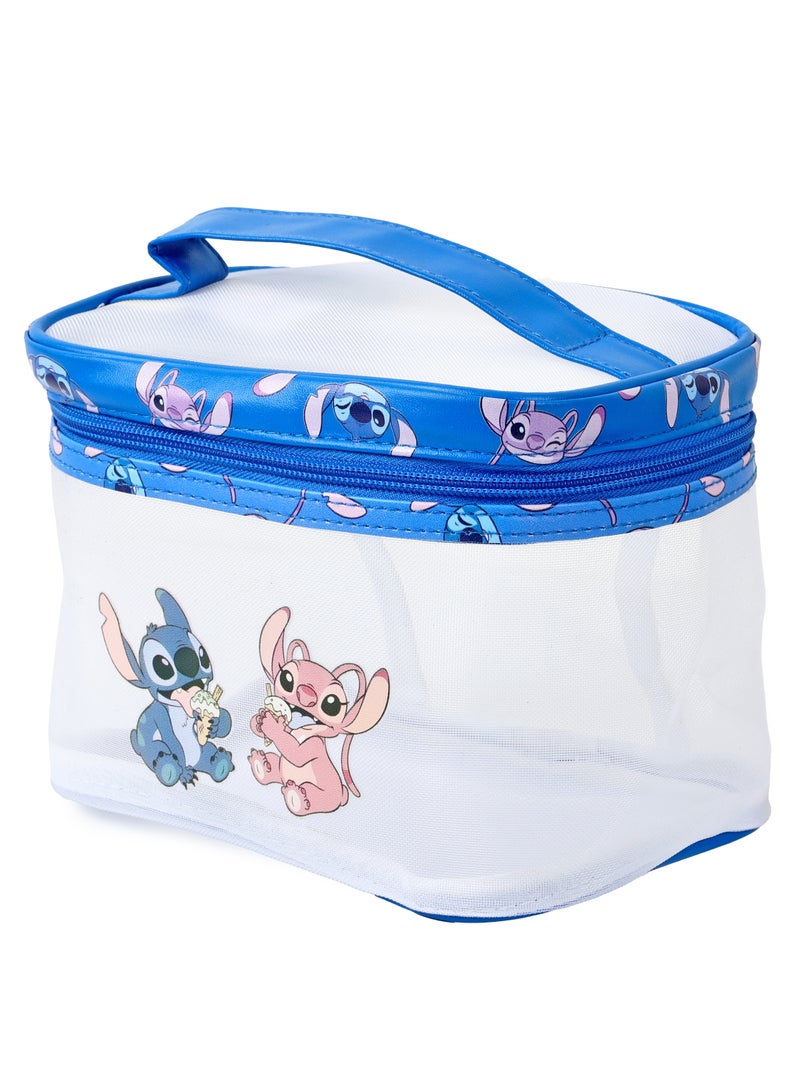 Disney Disney Stitch Mesh Quadrate Barrel Makeup Bag  - Image 2