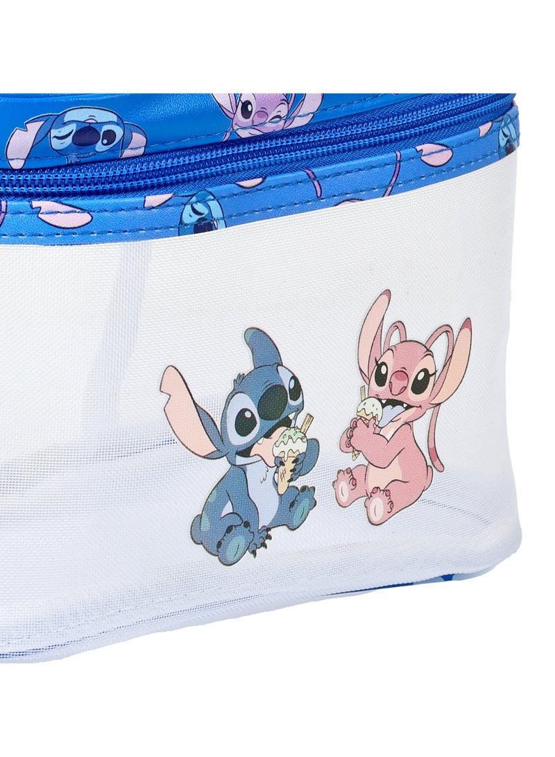 Disney Disney Stitch Mesh Quadrate Barrel Makeup Bag  - Image 4