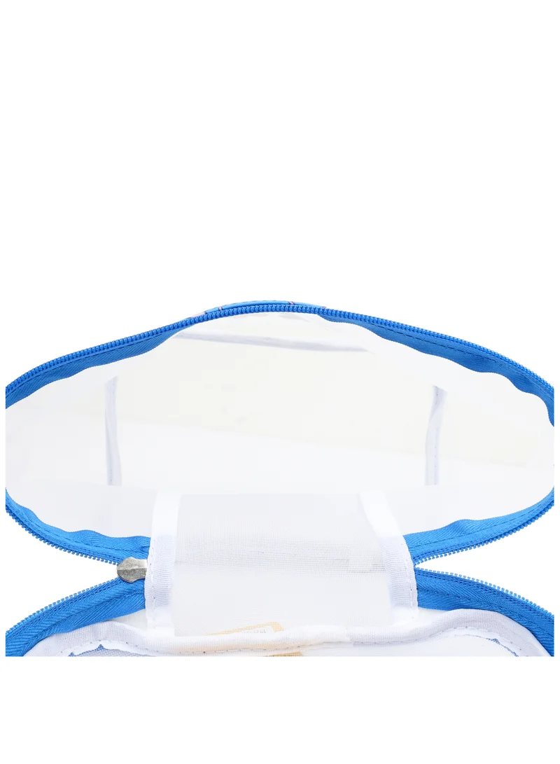 Disney Disney Stitch Mesh Quadrate Barrel Makeup Bag