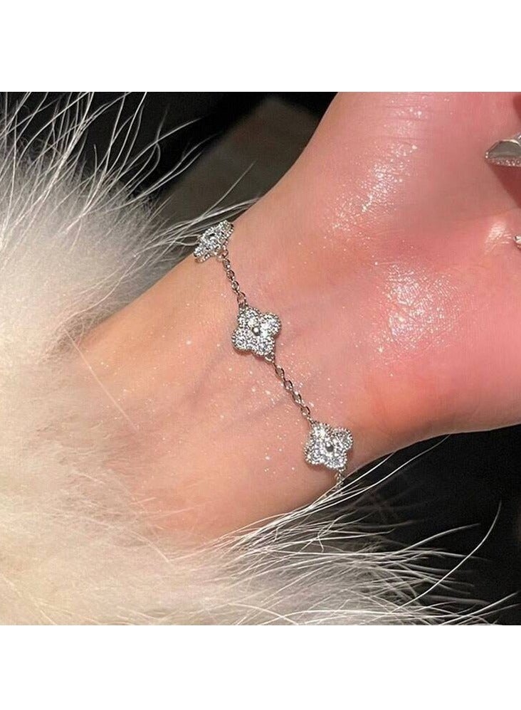 بيوينتي سوار زركونيا زركونيا زهرة الميكا مطلي بالذهب سوار ميكا راقي حلو يومي متعدد الاستخدامات من آربلز أرستقراطي