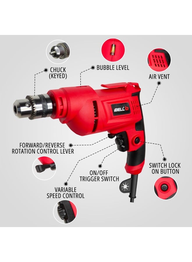 iBELL High Speed Electric Drill 6.5MM,420W,4200RPM - Image 2