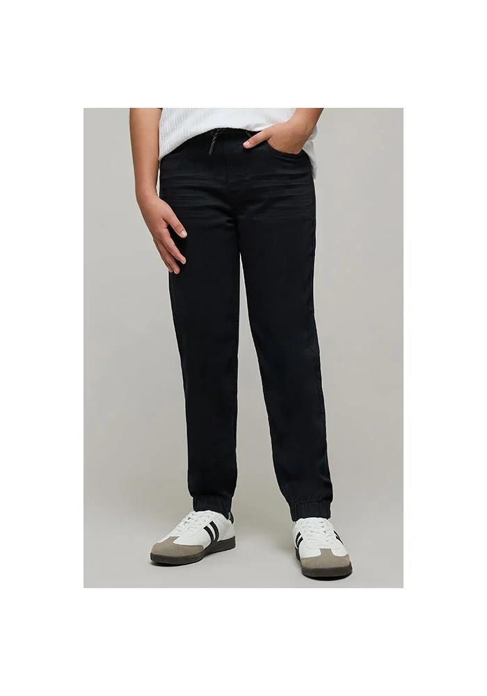 أر أند بي Washed Jogger Jeans with Drawstring Waist