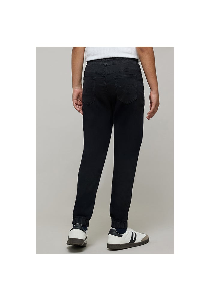 R&B Washed Jogger Jeans with Drawstring Waist - Image 5