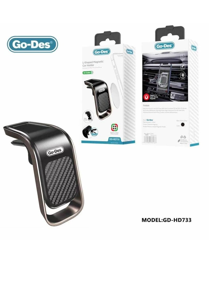 GO-DES L-Shaped magnetic car holder