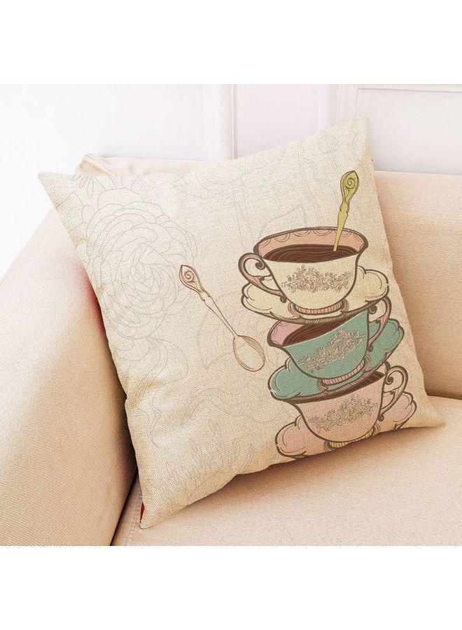 NIBEMINENT Simple Pattern Home Decor Cushion Cover Multicolour