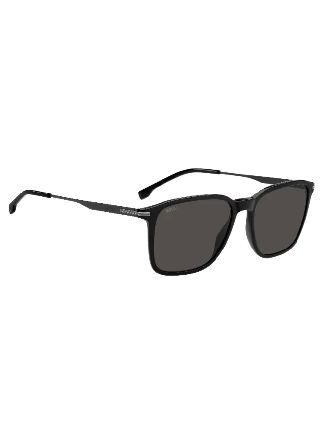 هوجو بوس HUGO BOSS BOSS 1886/S Sunglasses Black Rectangular