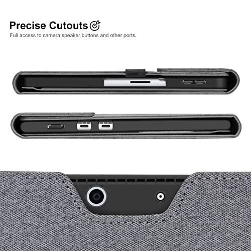 Megoo Surface Pro X Case Cover for Microsoft Surface Pro X 13" with Stylus Pen Holder Multiple Angle Adjustment Folio Stand Protective Case - Image 3