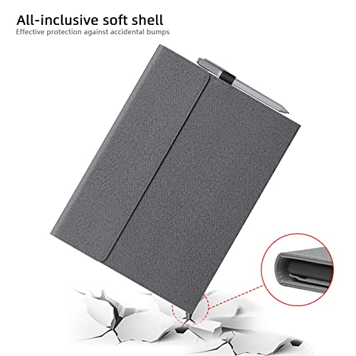 Megoo Surface Pro X Case Cover for Microsoft Surface Pro X 13" with Stylus Pen Holder Multiple Angle Adjustment Folio Stand Protective Case - Image 4