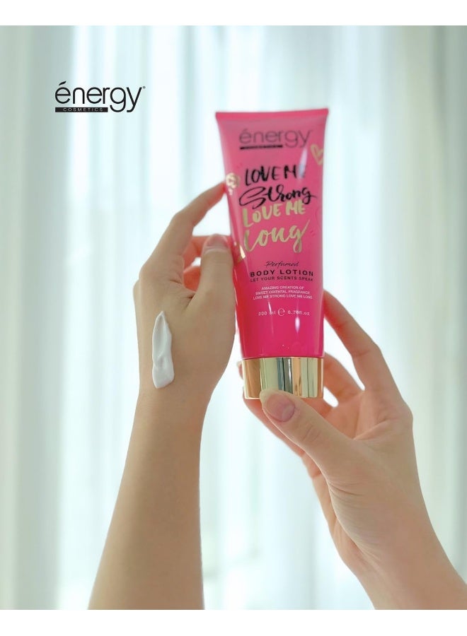 ENERGY COSMETICS Love Me Strong, Love Me Long Perfumed Body Lotion - Image 2