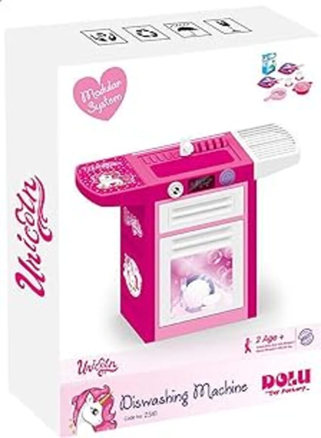 Dolu Unicorn Dish Washing Machine Toy for Girls