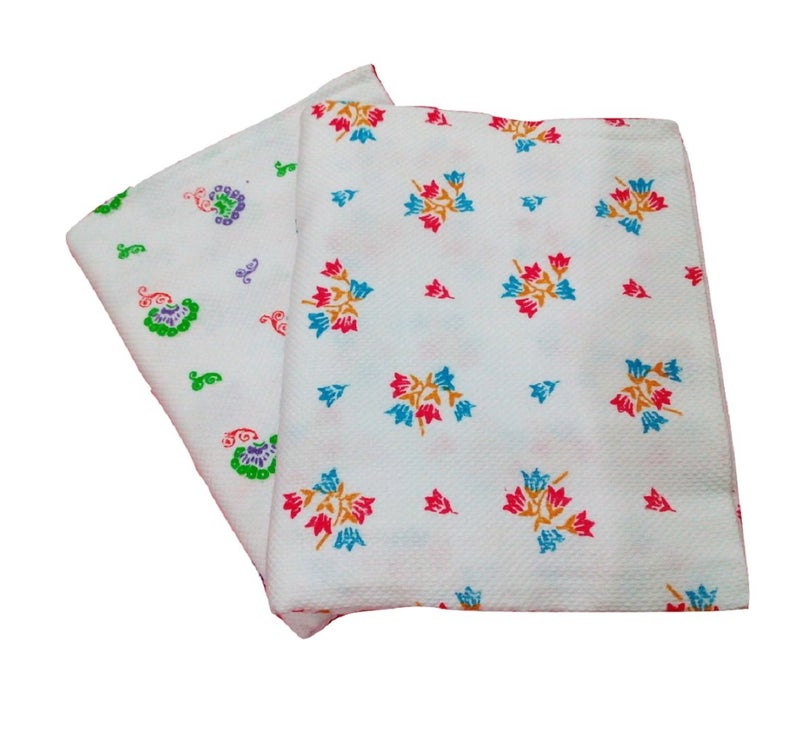 Cotton Colors Cotton 200 GSM Bath Towel (Pack of 2, Multicolor) _DD147 - Image 3