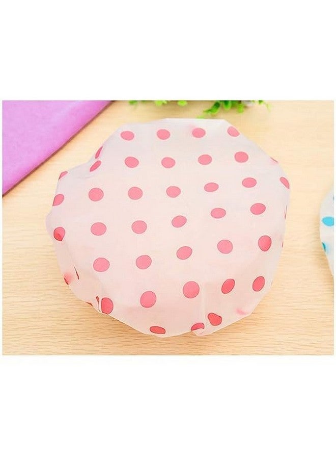 BRIKSHI Reusable Waterproof Elastic Eva Free-Size Bathroom Shower Caps For Homes Spas Salons Hair Treatment Beauty Parlors Pack Of 006 - Image 5