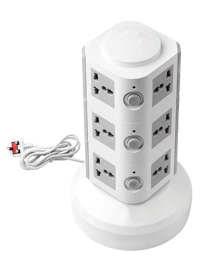 Multi Power Plug Socket with USB Port 3 Layer  - Image 3