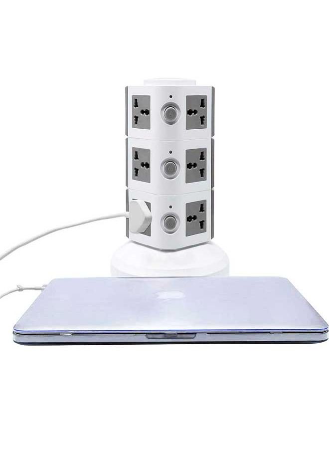 Multi Power Plug Socket with USB Port 3 Layer  - Image 4