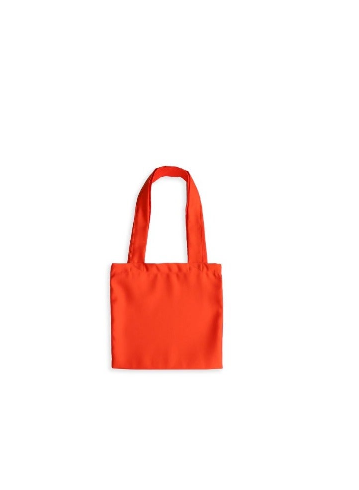 Tote bag - orange color - without drawing