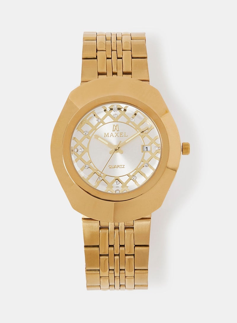 ماكسل ساعة يد رجالية من دياستار هيريتيج بريميوم أنالوج MX594 - 38 مم - Image 1