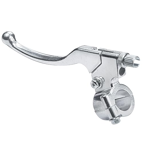 HOLATO 22mm 7/8" Left Clutch Brake Handle Lever Perch for Coleman CT200U BT200X CT100U Baja Massimo MB165 MB200 Yerf-Dog Motovox MBX10 Mini Bike CRF50 XR50 KLX110 SSR125 Pit Dirt Bike (Silver) - Image 4