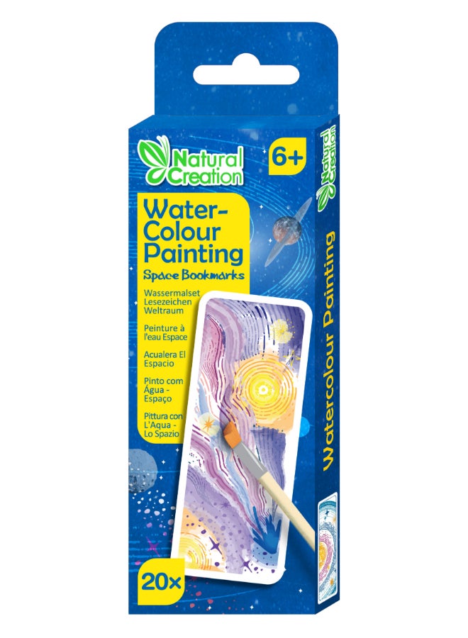 Avenir Paint by Water - Bookmarks - Space Multicolour | Paint by Water Art lets little ones discover easy, fun painting - with no mess! | Ages 3+ - Image 1