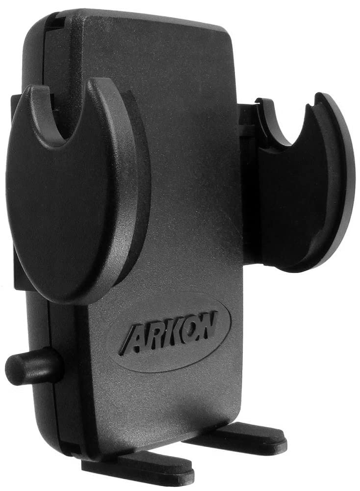 ARKON Mounts Mega Grip Universal Phone Holder Securely Holds Phones 35 Wide Fit to Pedestals DualT Compatible Compatible with iPhone Samsung Google and More - Image 3