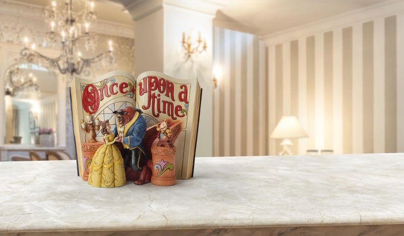 Enesco Disney Traditions Collection by Jim Shore Beauty and The Beast Storybook Figurine- Resin Hand Crafted Painted Collectible Disney Figurines Decorative Home Decor Statue, 6 Inch - Image 2