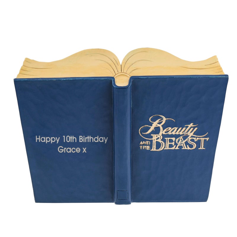 Enesco Disney Traditions Collection by Jim Shore Beauty and The Beast Storybook Figurine- Resin Hand Crafted Painted Collectible Disney Figurines Decorative Home Decor Statue, 6 Inch - Image 3