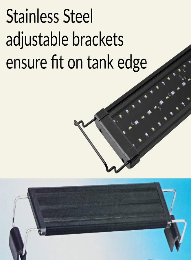 Scroll Store LED Aquarium Light, Ultra Thin Stent Lamp for Fish Tank | Energy Efficient, Bright White & Blue Light for All Aquariums (LY 40S - 40-50 CM) - Image 3