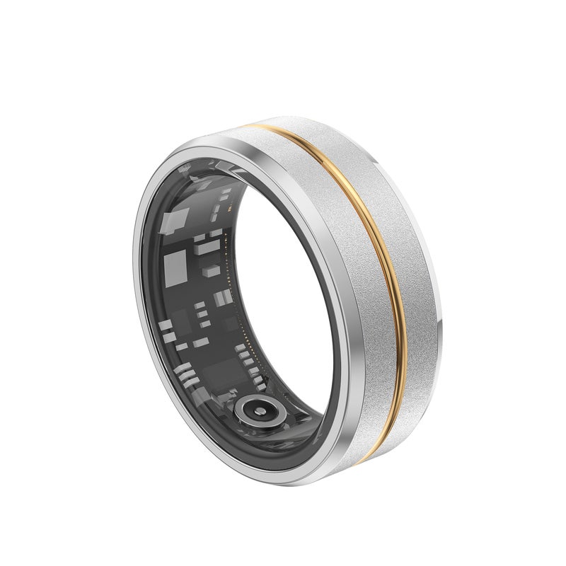 SR1 Smart Ring Smart Ring Multi-Sport Mode Recording Health Tracker, Fitness Sleep Heart Rate  Smart Ring, Waterproof IP68 Long Battery life Fitness Tracker Rings APP for Men and Women - Image 1