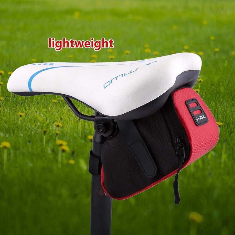 woobles Bike Saddle Bag, Bicycle Seat Bag Waterproof Under Seat 3D Shell Cycling Seat Pack for Road Bike - Image 4