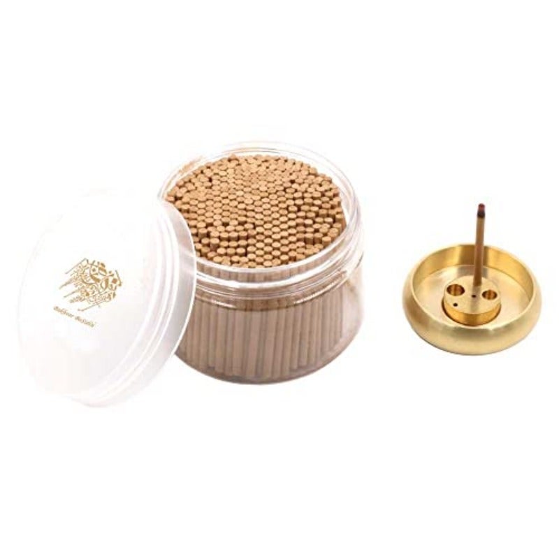 Bakhoor Cambodian Oud Incense Sticks 3mm with Copper Stick Holder A72 Max - Image 2